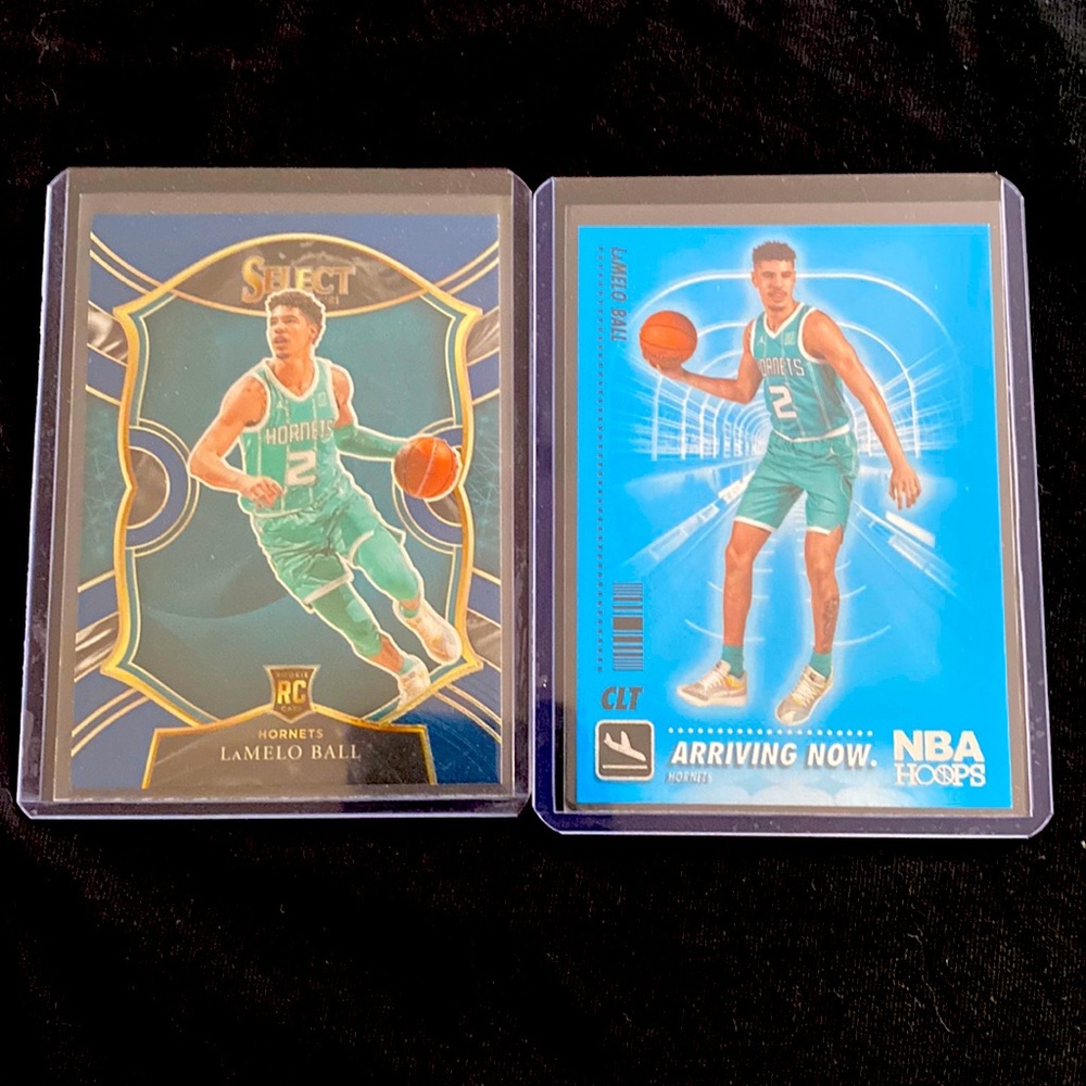 2 LaMelo Ball cards